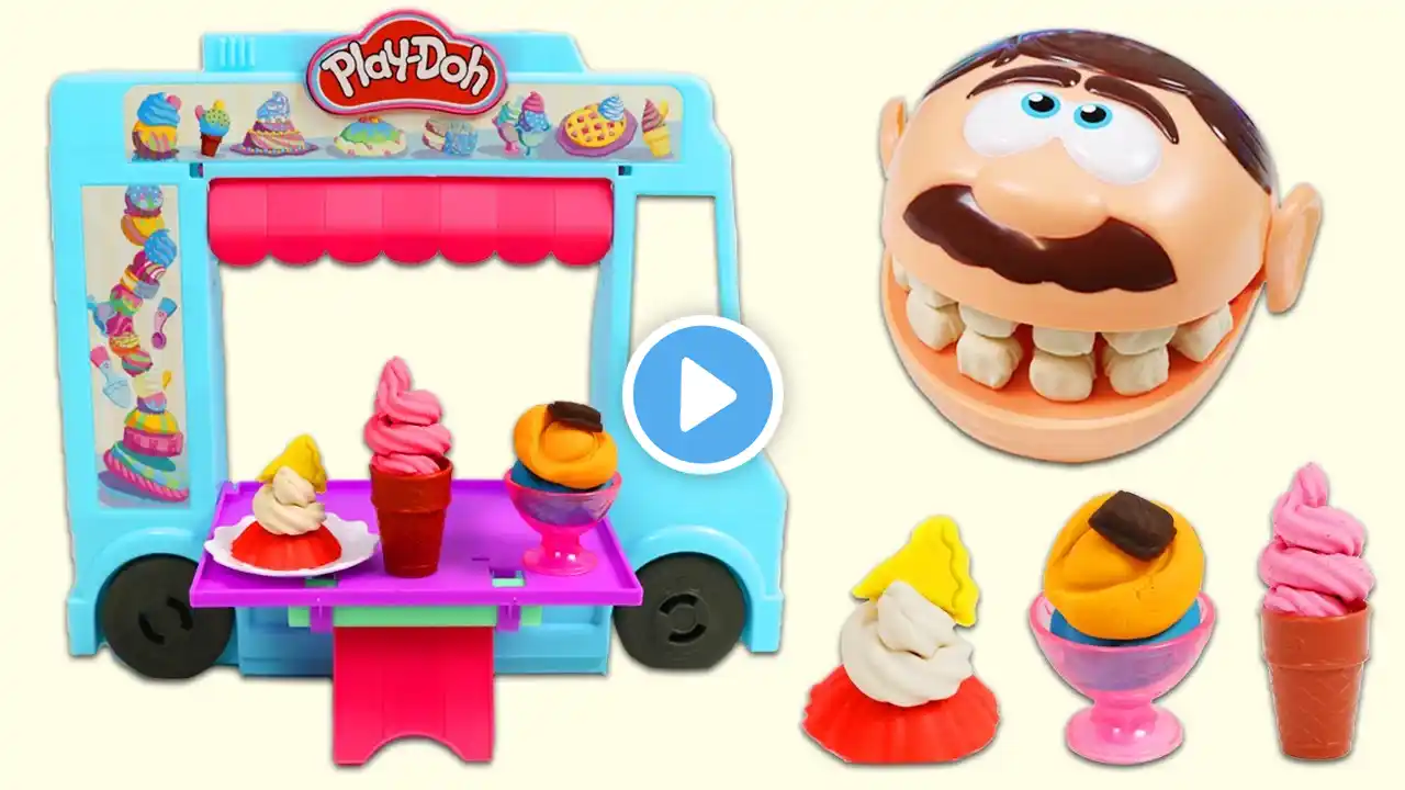 Mr. Play Doh Head Visits An Ice Cream Truck!