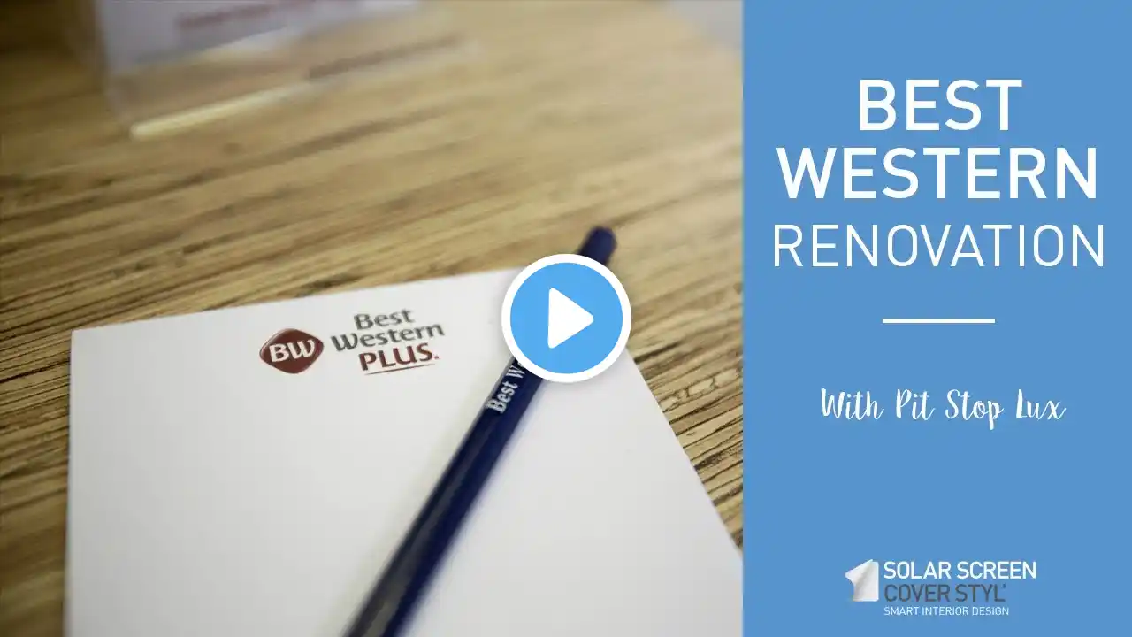 Best Western hotel renovation with Cover Styl'® adhesive coverings