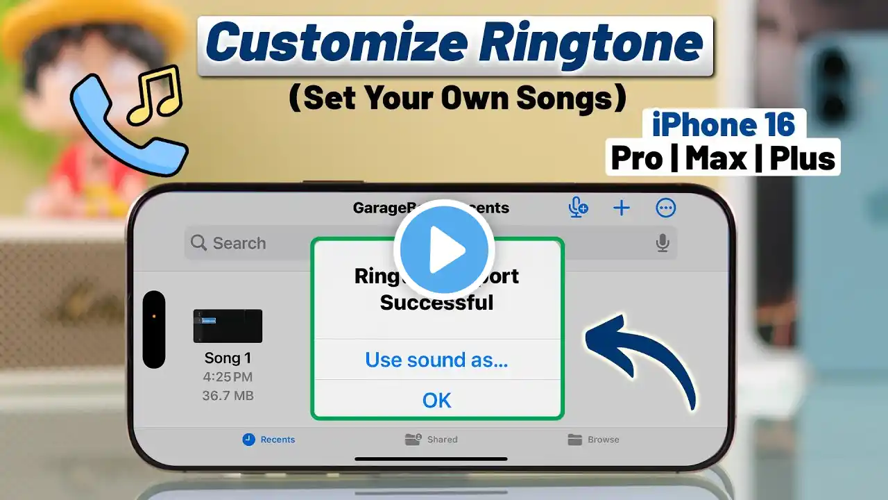 How to Set ANY Song as RINGTONE on iPhone 16's!