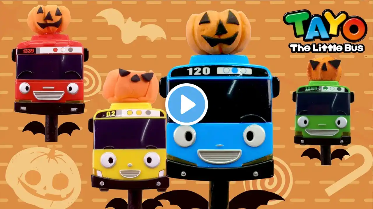 HEY TAYO Halloween Song l Tayo Opening Theme Song l Toy Songs for Kids l Tayo the Little Bus