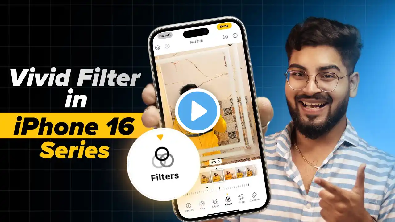 How to use Vivid filter in iPhone 16, 16 Pro, 16 Pro Max | iPhone 16 Vivid filter not showing