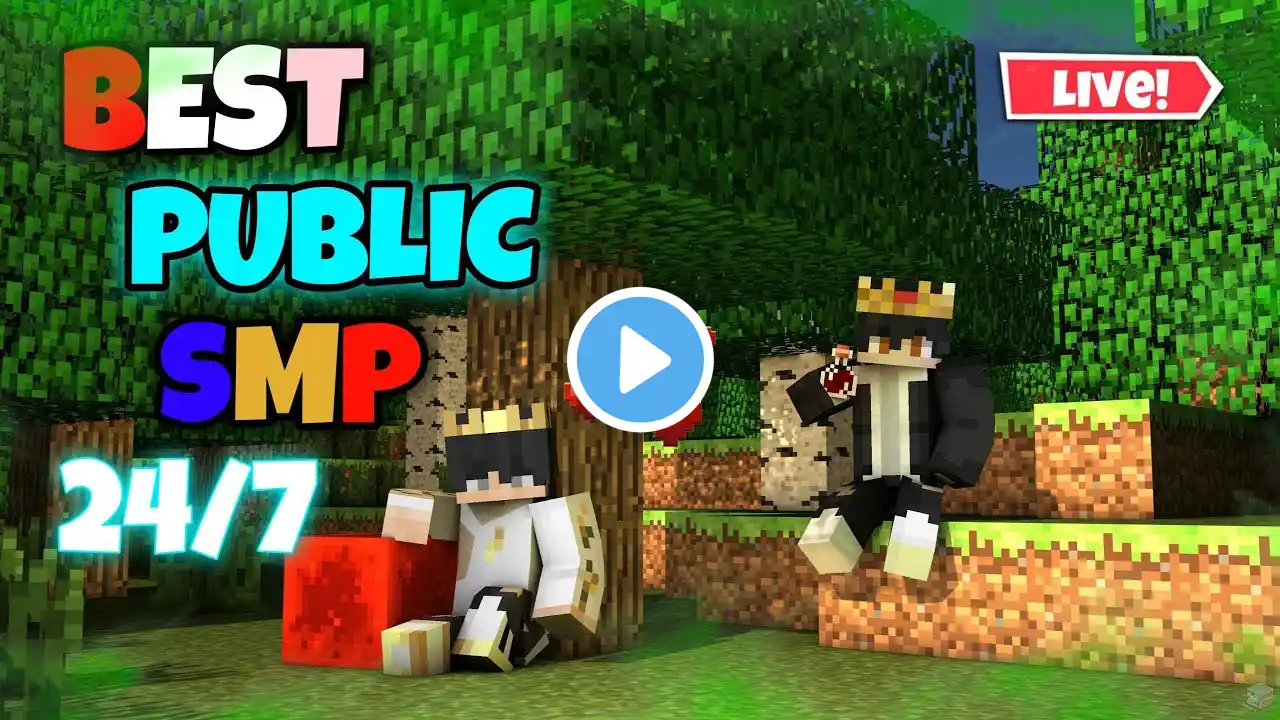 MINECRAFT LIVE | SURVIVAL SMP | Cracked Public SMP For Bedrock and Java #shortslive #shorts
