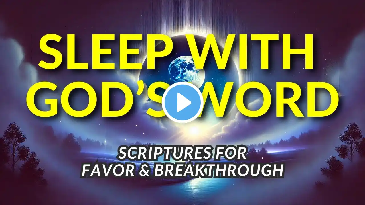 SLEEP WITH GOD’S WORD! ✨ Scriptures for Favor & Breakthrough