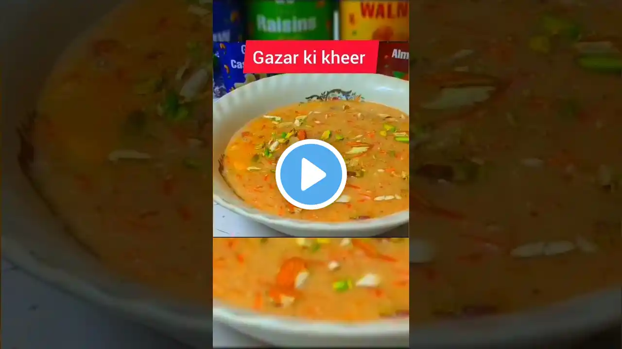 Gajar Ki Kheer Recipe l Gajar Ki Firni | 🥕😋🤤#trendingsong #viralshorts