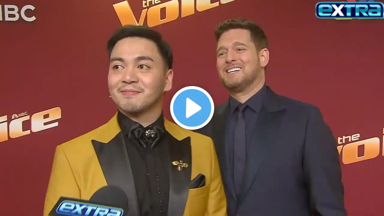 Sofronio Vasquez & Michael Buble REACT to 'The Voice' Season 26 Win! (Exclusive)