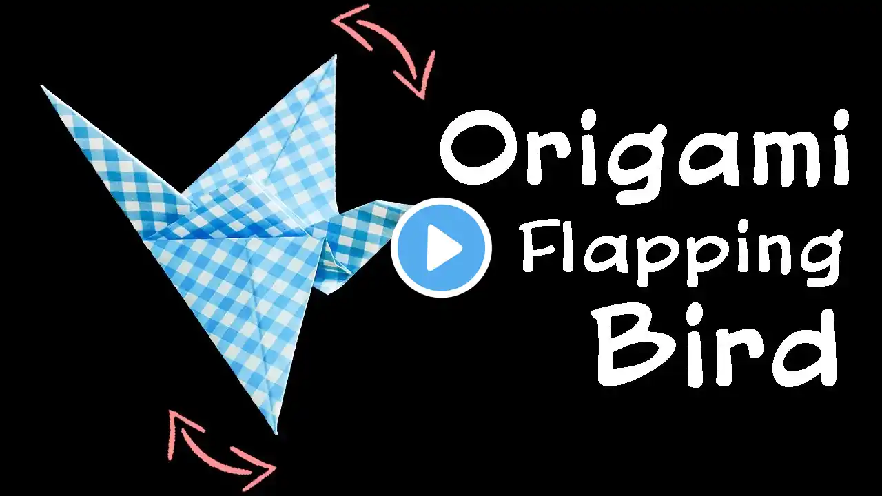 Easy Origami Flapping Bird || Crafting Paper Bird