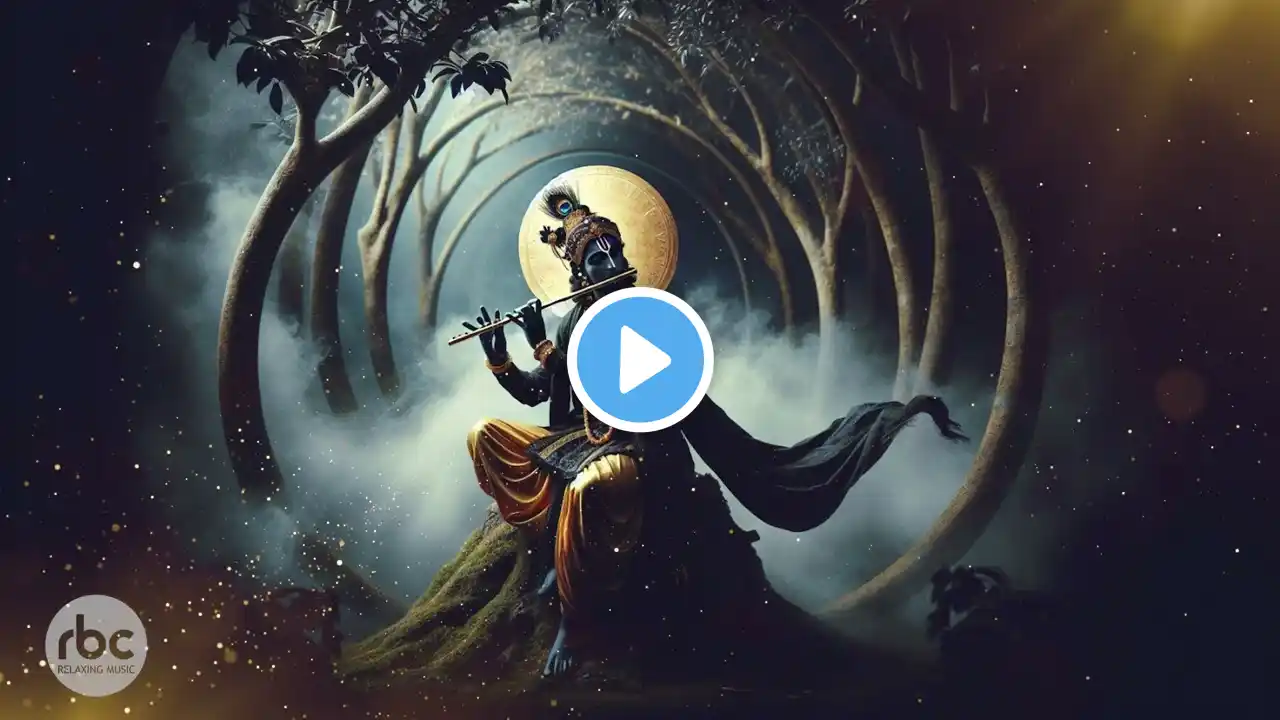 Relaxing Krishna Flute Music | Divine Bansuri for Meditation, Sleep & Inner Peace