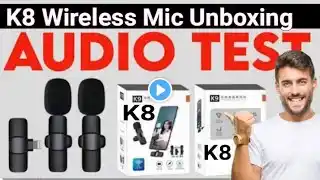 K8 wireless mic unboxing | K8 wirelessmicrophone | k9 wireless microphonereview #k8mic #k9mic