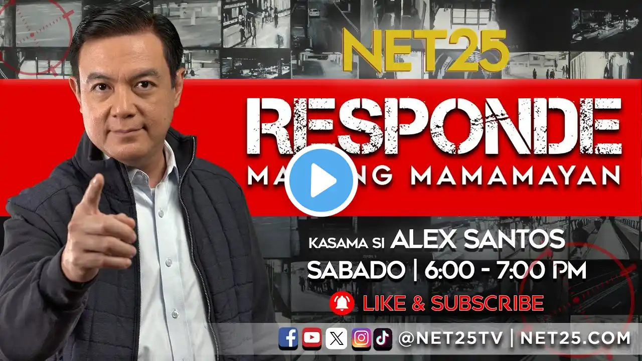 RESPONDE, Mata ng Mamamayan  - January 13, 2024 | 6:00 PM