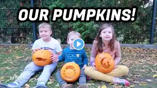 Carving Our Pumpkins! - October 16, 2022 - MeetTheWengers Daily Vlog