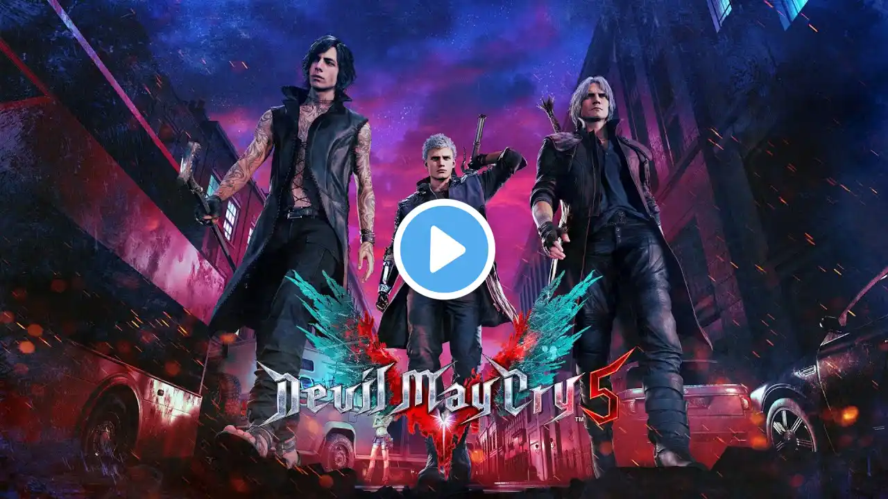 Devil May Cry 5 - Game Movie (All Cutscenes) Full HD