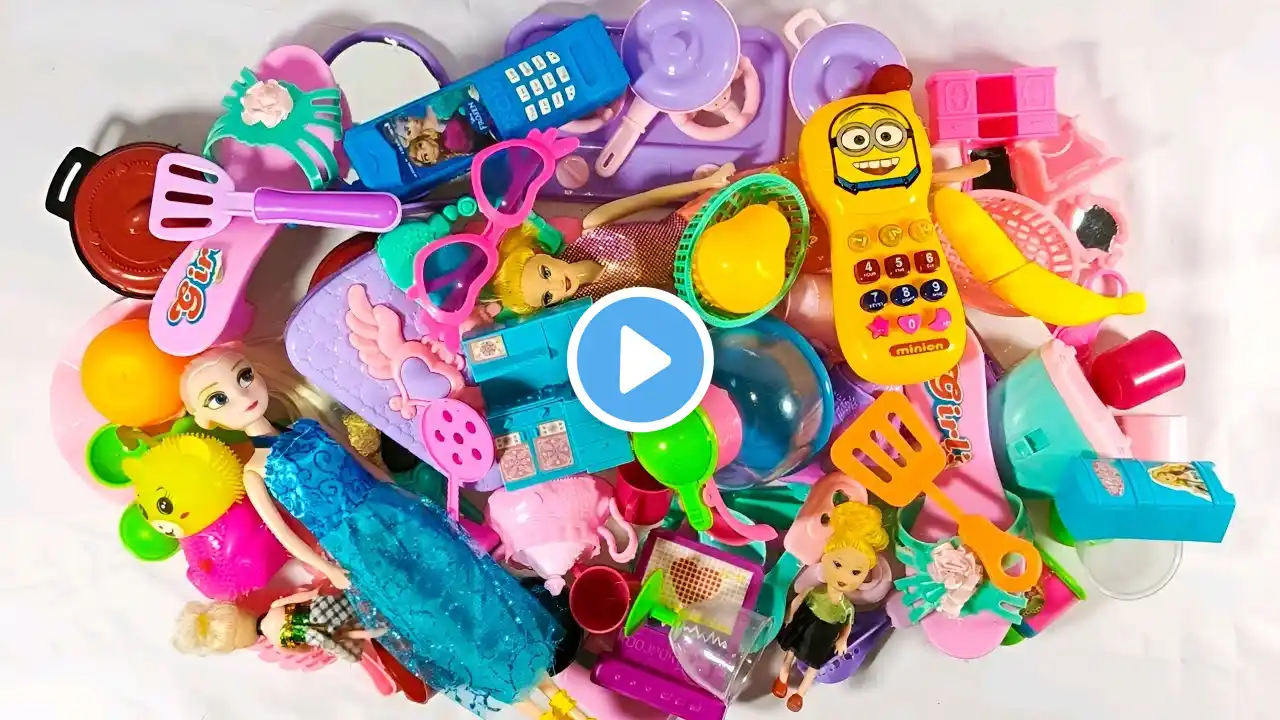 6:57 Minutes Satisfying With Unboxing Hello Kitty Kitchen Set | Cutee Tiny Mini ASMR kitchen set