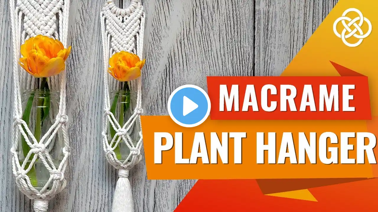 Easy Macrame Plant Hanger | Macrame DIY | Macrame Plant Hanger Tutorial