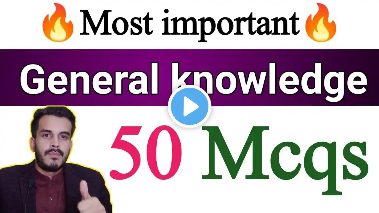 Top 50 Most important General knowledge questions for ppsc fpsc kpsc nts Railway upsc uts ugc spsc.