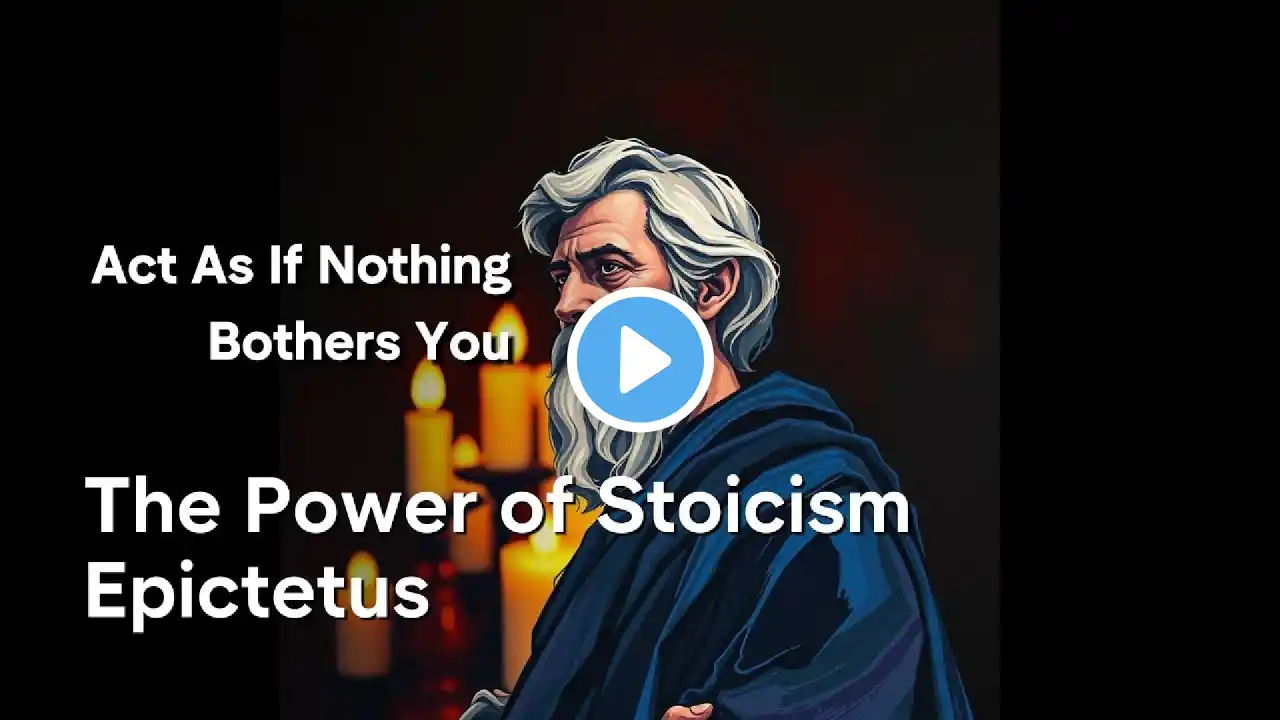 Act As If Nothing Bothers You | The Power of Stoicism | Epictetus