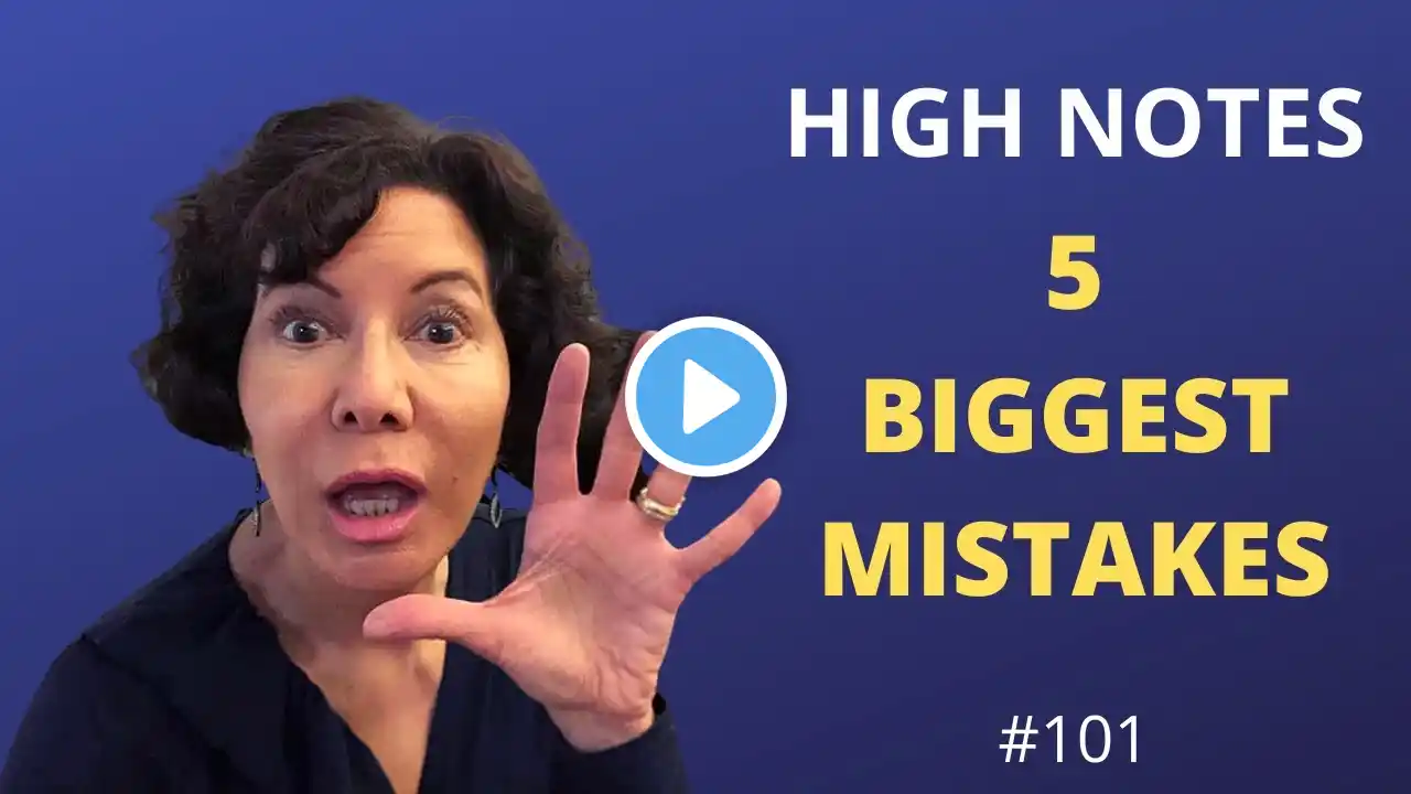 Singing High Notes Practice - 5 Most Common (& BIGGEST) Mistakes!