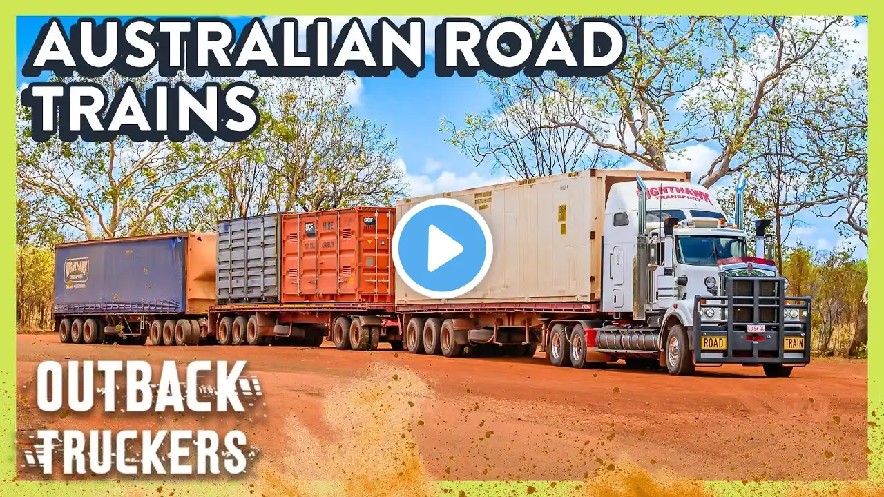 Australia's Iconic Road Trains - World's Biggest Trucks in Action | Outback Truckers Marathon