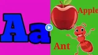 Phonics Sounds of Alphabets A to Z in English - A For Airplane - ABC Alphabet Songs for kids