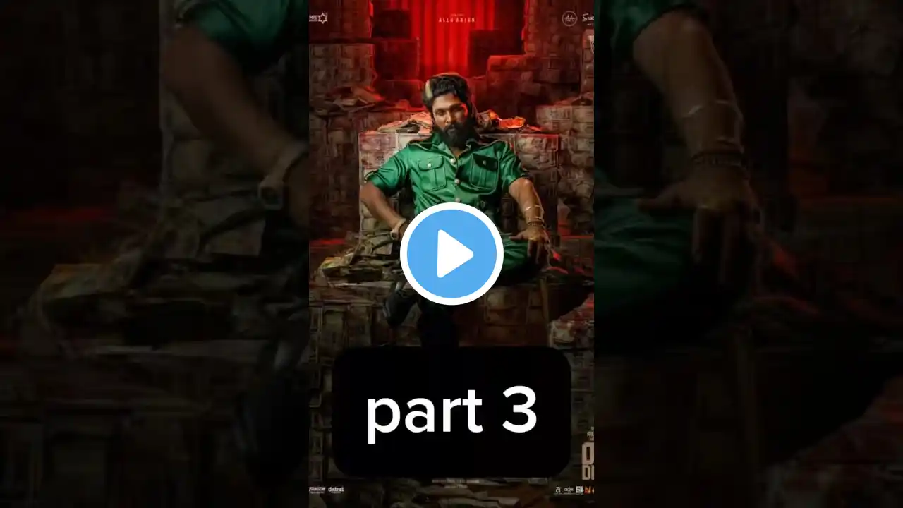 allu arjun movie || part-3 #alluajun #pushpa2