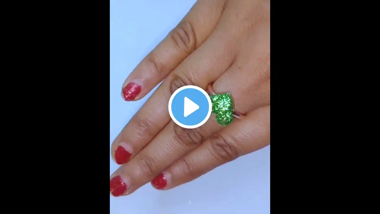 DIY cute ring 🥰😍 #craft #howtomake #love #schoolcrafts #shorts #viralshorts #trending ‪@ArtCraftix‬