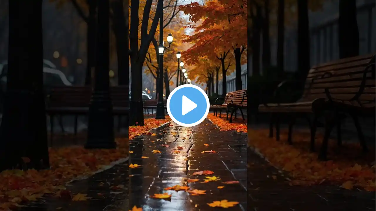 Rain Sounds for Sleep & Relaxation (Tranquil Autumn Rain)