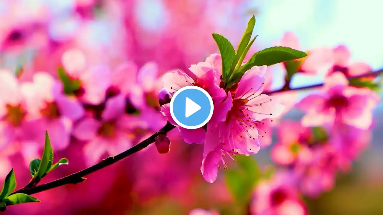 6 Hours /Music video/ Beautiful spring season #spring #nature #water #flowers #relaxingmusic