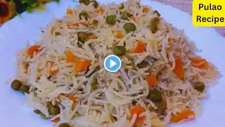 Matar pulao Recipe||How to make matar pulao recipe | PULAO RECIPE |Vegetable pulao |