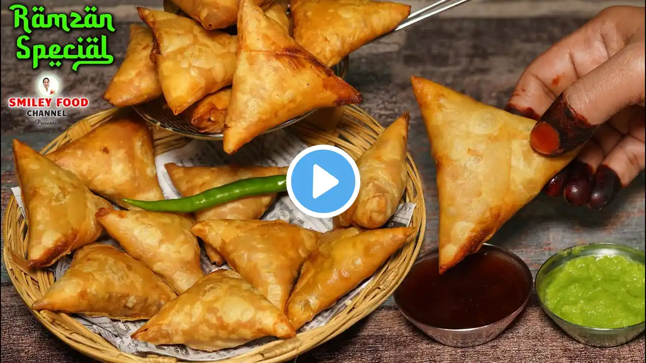 कम खर्च में चने की दाल और प्याज़ के क्रिस्पी समोसे Ramzan Special Dal ke Samose | Iftar Street Food