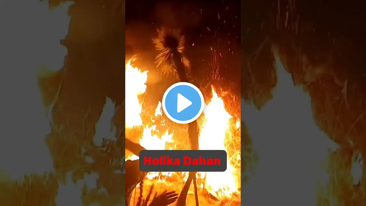 Holika Dahan🔥🔥#holikadahan #holi #trendingshorts #shortvideo #shortsfeed #shorts #youtubeshorts