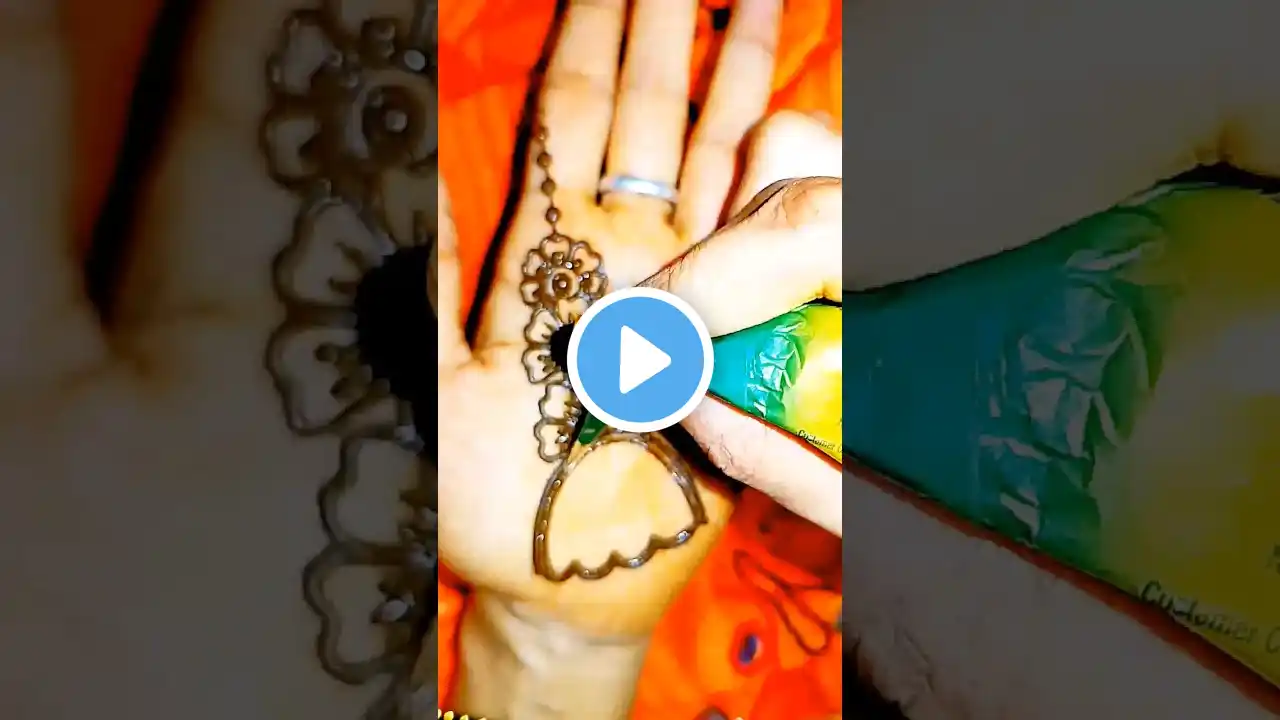 🎉Mehndhi design #2025 #jhumka #mehndi #henna #subscribe #share #support #youtubeshorts #shortsfeed