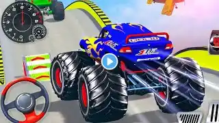 Monster Truck Mega Ramp Impossible Racing - GT Car Extreme Stunts Driver - Android GamePlay