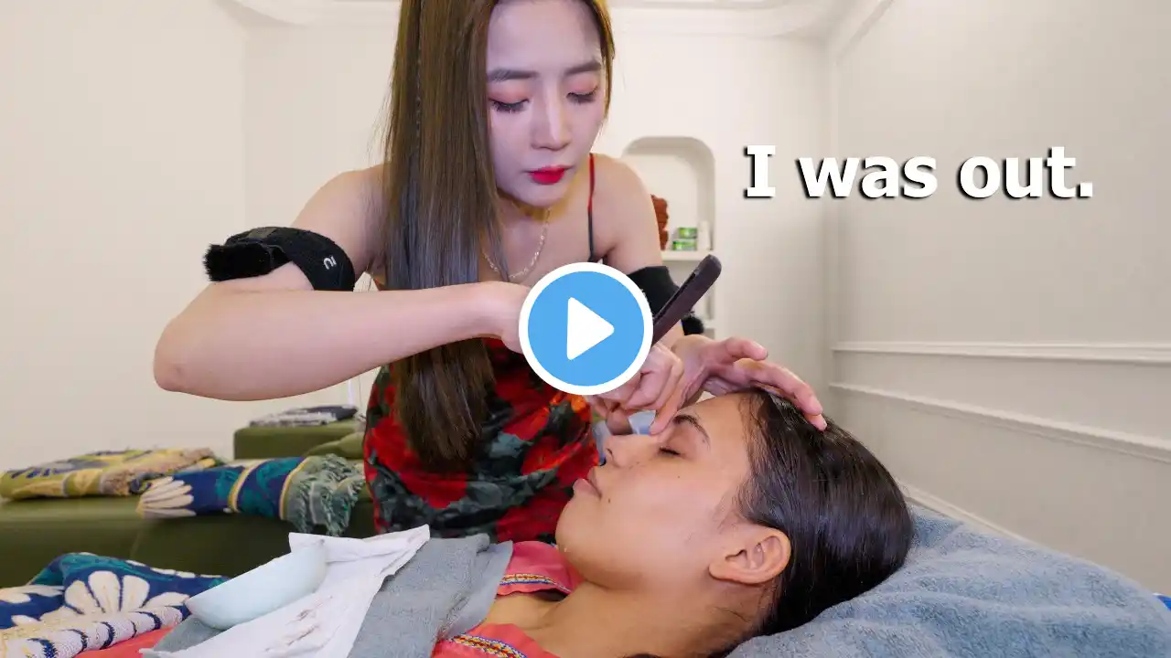 ASMR: IMPRESSIVE Massage Service at Jade007 Barbershop! (with Ear Cleaning and Shampoo)