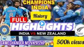 India Vs New Zealand Highlights | Final Match Highlights Icc Champion Trophy 2025 |Ind Vs Nz