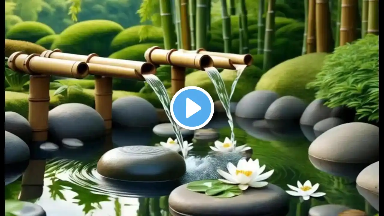 Bamboo Water Fountain Healing 24/7 自然の音とともに音楽をリラックス バンブーウォーターファウンテン 【癒し音楽BGM】