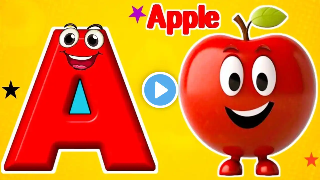 ABC Phonics Song / ABC Song / Toddler Song / Kiddos Study Zone / Shapes, Colour, Number Song /A to Z