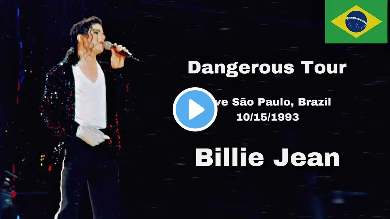 Michael Jackson- Billie Jean | Live São Paulo 1993 (Amateur Snippet)