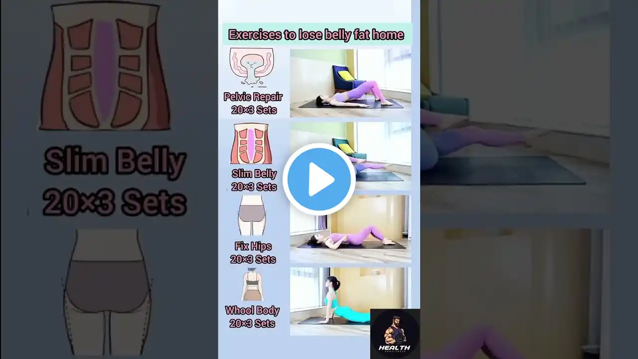 exercises to lose belly fat home#short #reducebellyfat #bellyfatloss #yoga #ytshorts #shorts