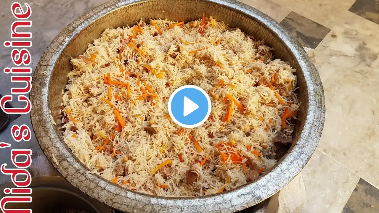 6 Kg Kabuli (Afghani) Pulao Recipe - Beef Afghani Pulao - Pulao Recipe