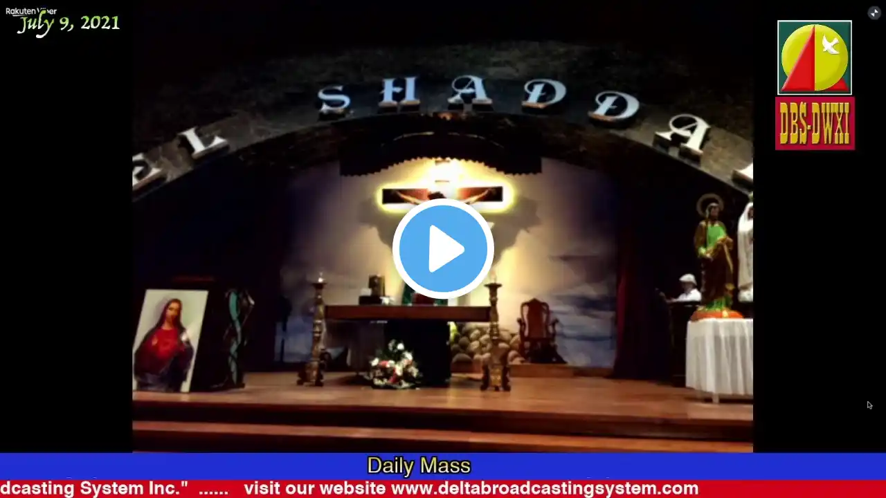 DWXI 1314 AM Livestreaming (Friday - July 9, 2021) #dailymass