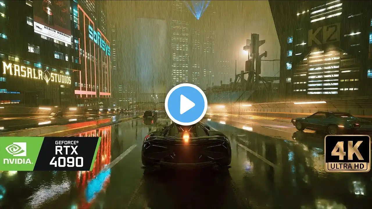 [4K90+] Cyberpunk 2077 RTX 4090 PathTracing Graphics - Next Gen Mod  100+ mods