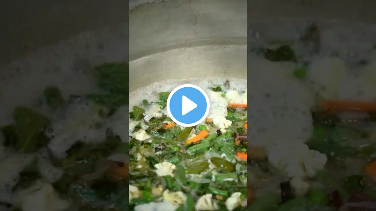 💥Making video of Veg pulav #food #foodie #shorts