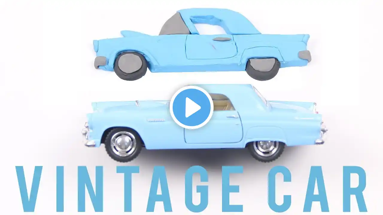 Learn How to Make Vintage Car With Play Doh Colors + More Toy Videos