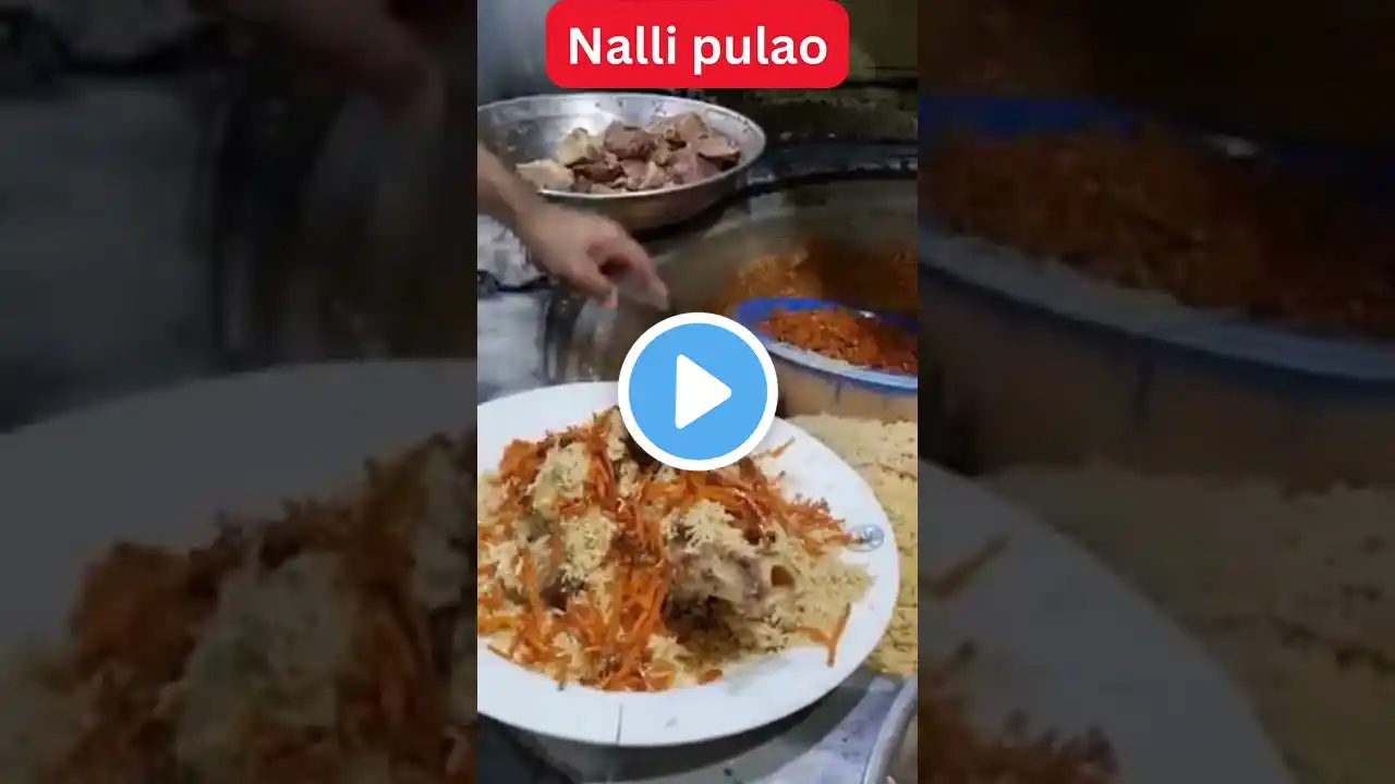 Nalli pulao | Kabuli pulao #viral #shorts #shortsfeed #streetfood