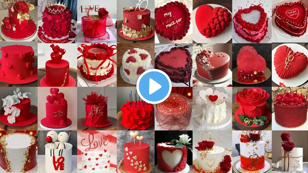 Easy Simple Valentine's Day Cake Designs 2025/ValentineDay Cake Decorating Ideas/ New Cake Designs