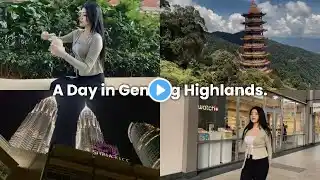 VLOG #13 A Day in Genting Highlands🇲🇾| Awana Skyway Gondola🚡, Genting Premium Outlets👜, Suria KLCC🇲🇾