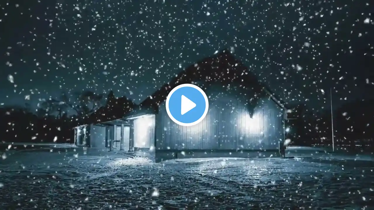 Snow Sounds for Sleeping - Snowstorm Sounds & Howling Wind - Blizzard Snowstorm Winter Sounds