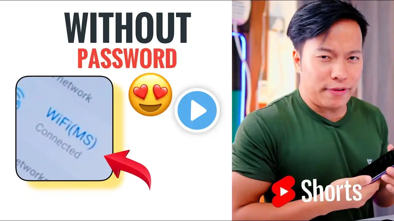 WiFi Connect करे बिना Password के🤯🤯 #Shorts #ManojSaru