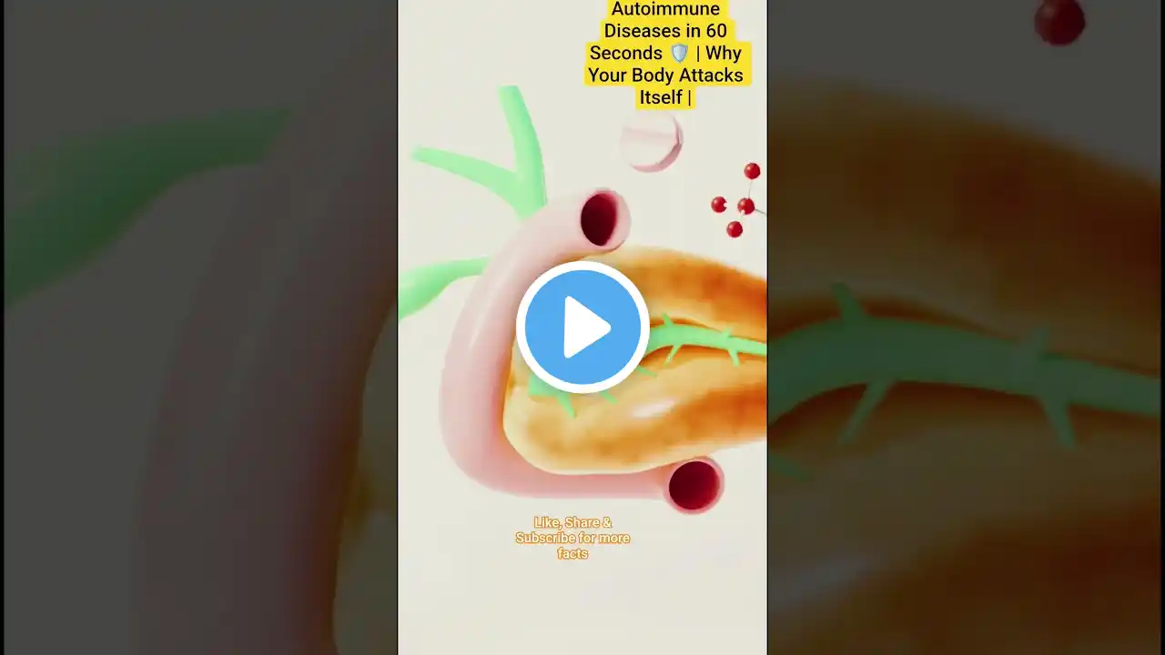 Autoimmune Diseases in 60 Seconds 🛡️ | Why Your Body Attacks Itself | Biotic World