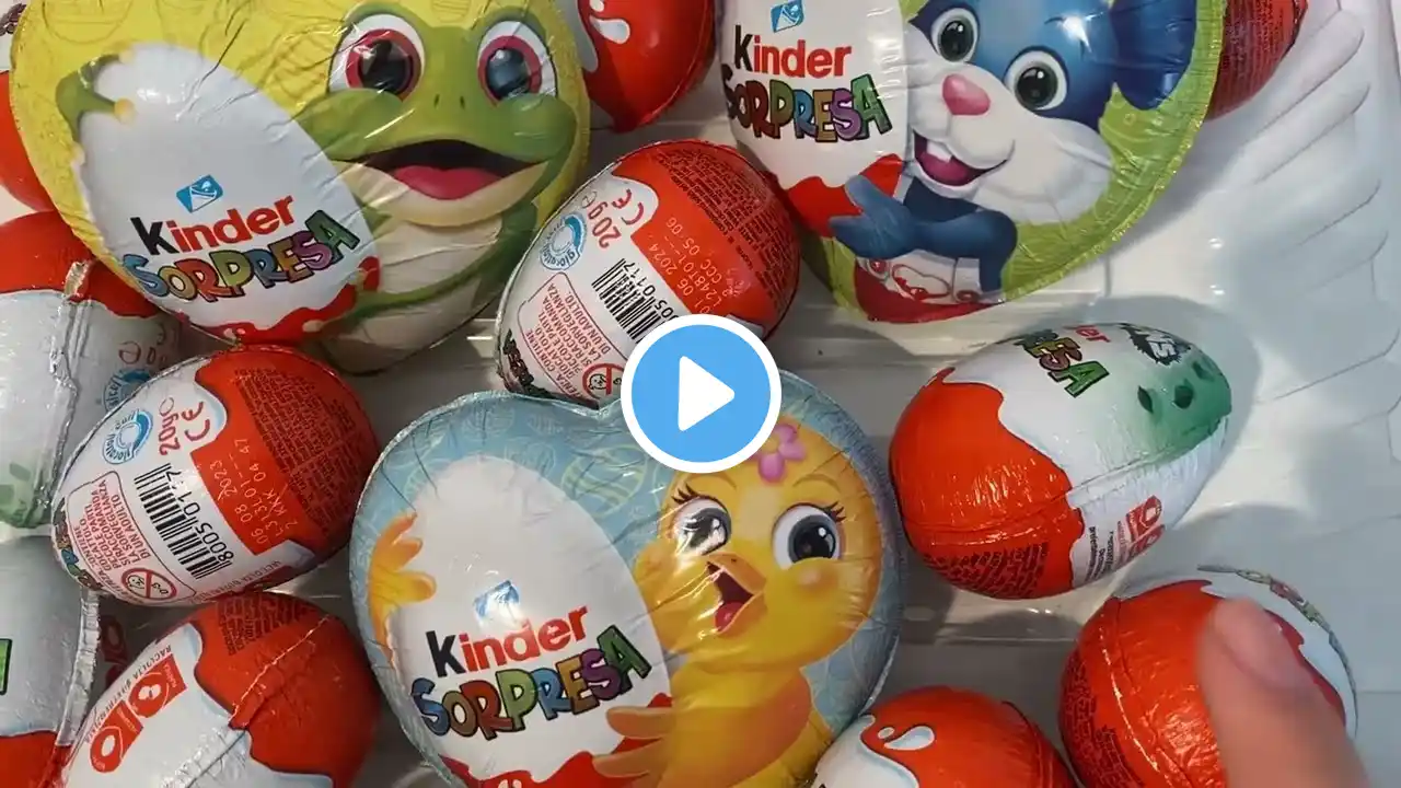 Compilation Kinder Heart ASMR Unboxing