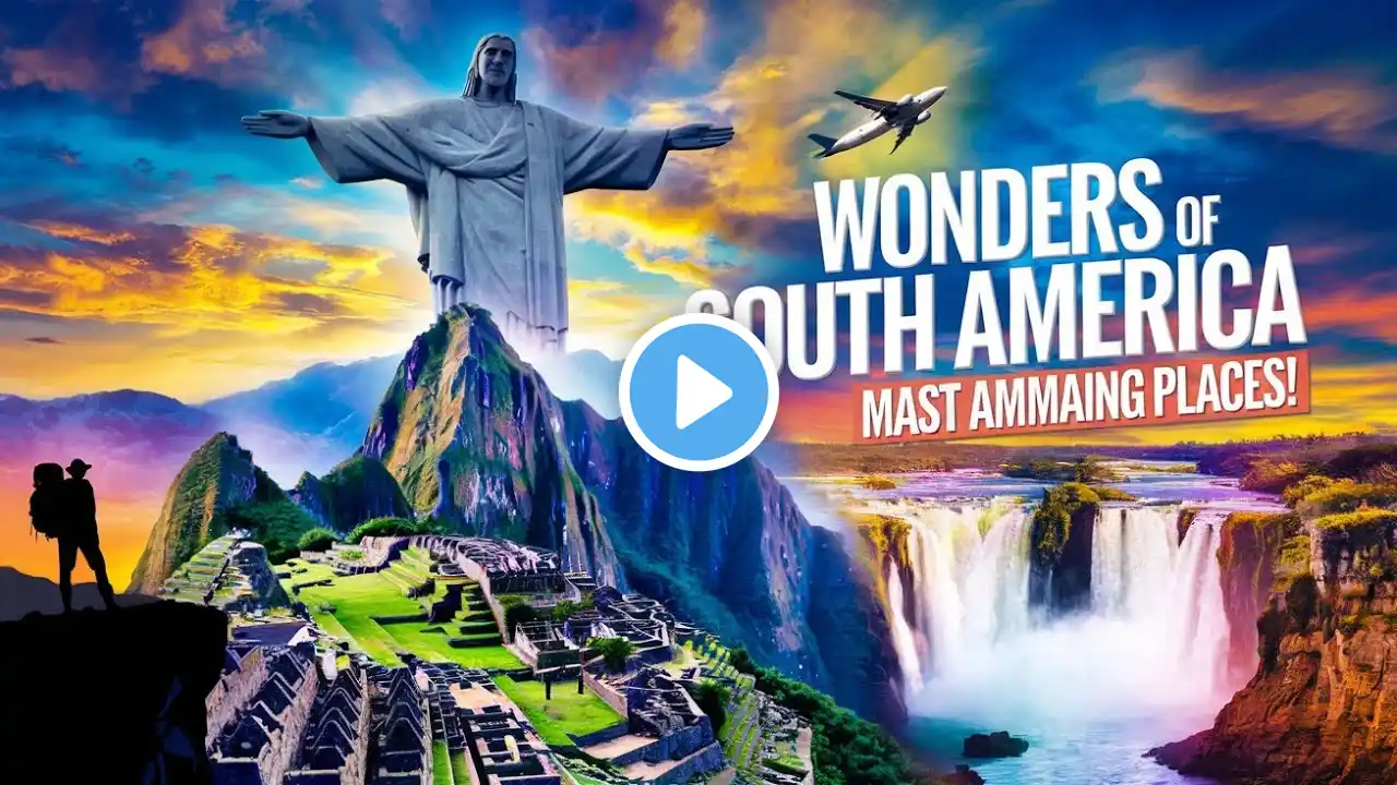 Wonders of South America:The Most Amazing Places | Travel 4K#SouthAmerica#IguazuFalls#AtacamaDesert
